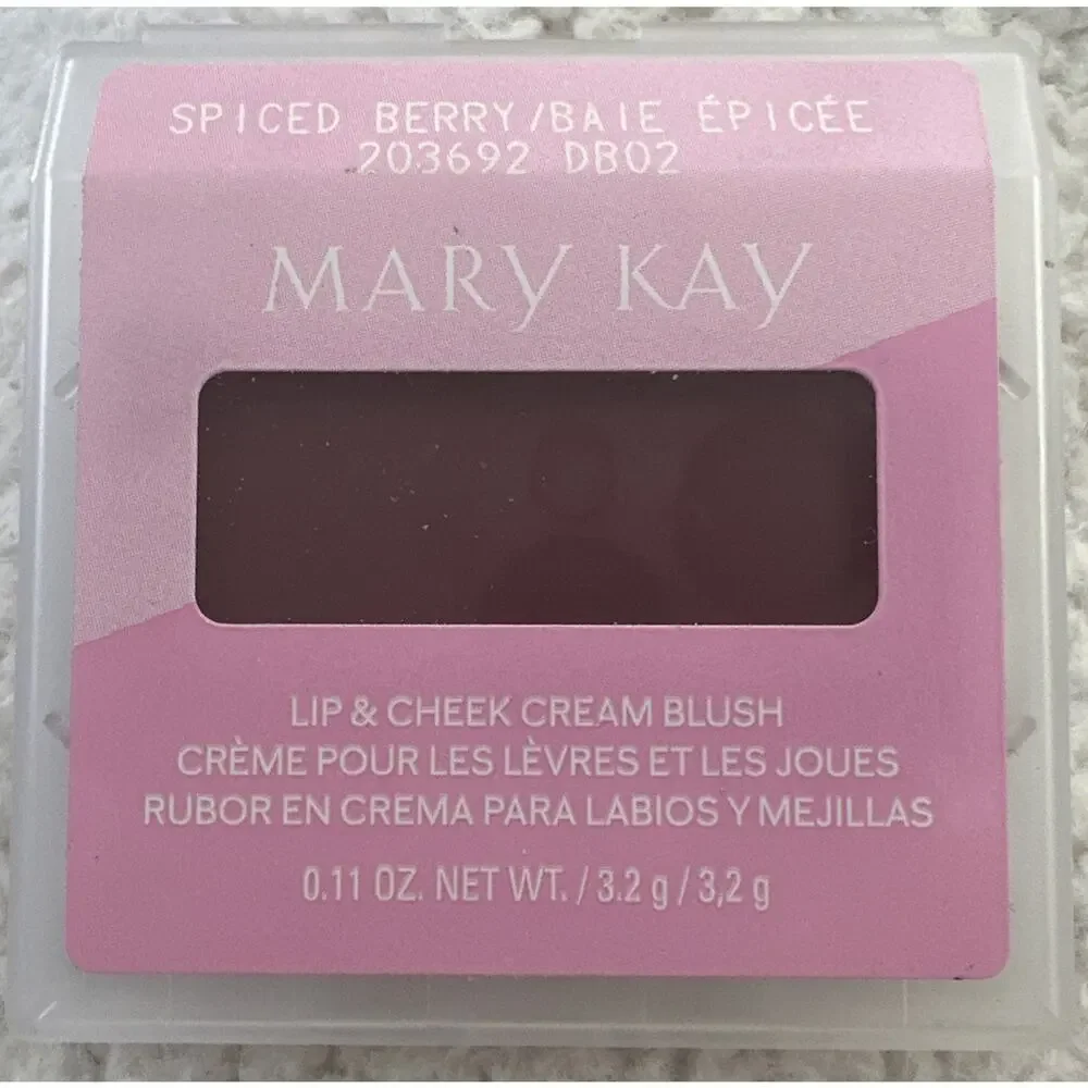 Mary Kay Lip & Cheek Cream Blush, Spiced Berry 203692 New Ships FREE